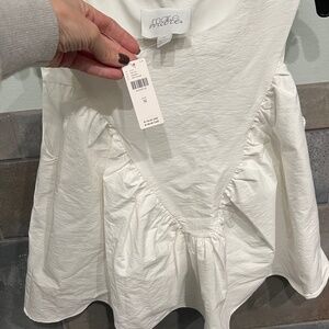 Anthropologie white tank top